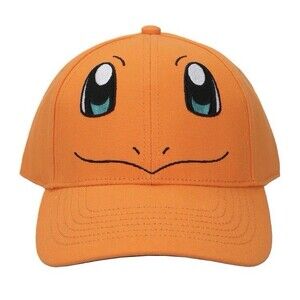 New Orange Pokemon #004 Charmander Adjustable Baseball Cap Hat Bioworld